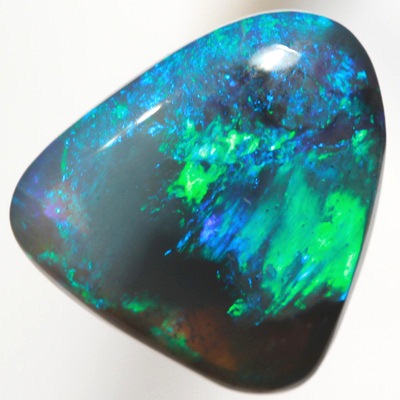 SOLID BLACK OPAL Double sided, sparkles on one side, rolling flashes on the other SEE VIDEOS